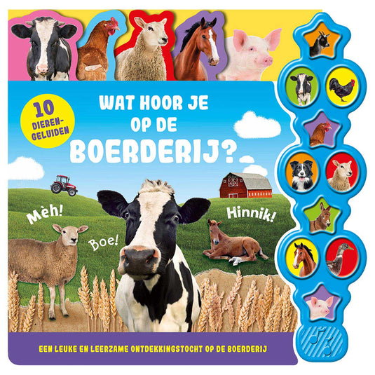 Geluidenboek wat hoor je op de boerderij?
