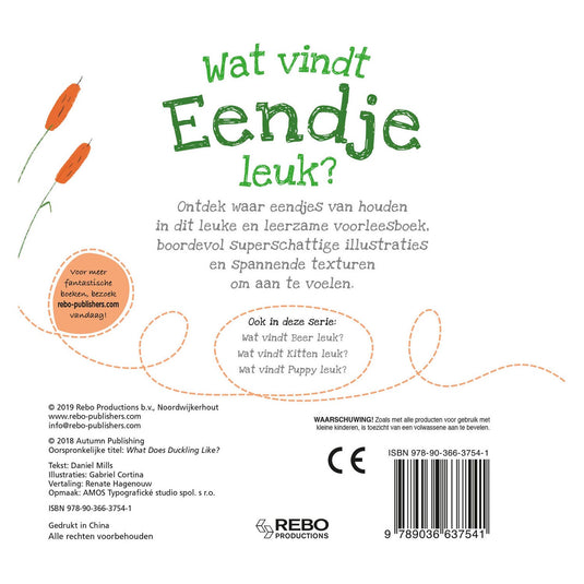 Rebo publishers voelboek - wat vindt eendje leuk?