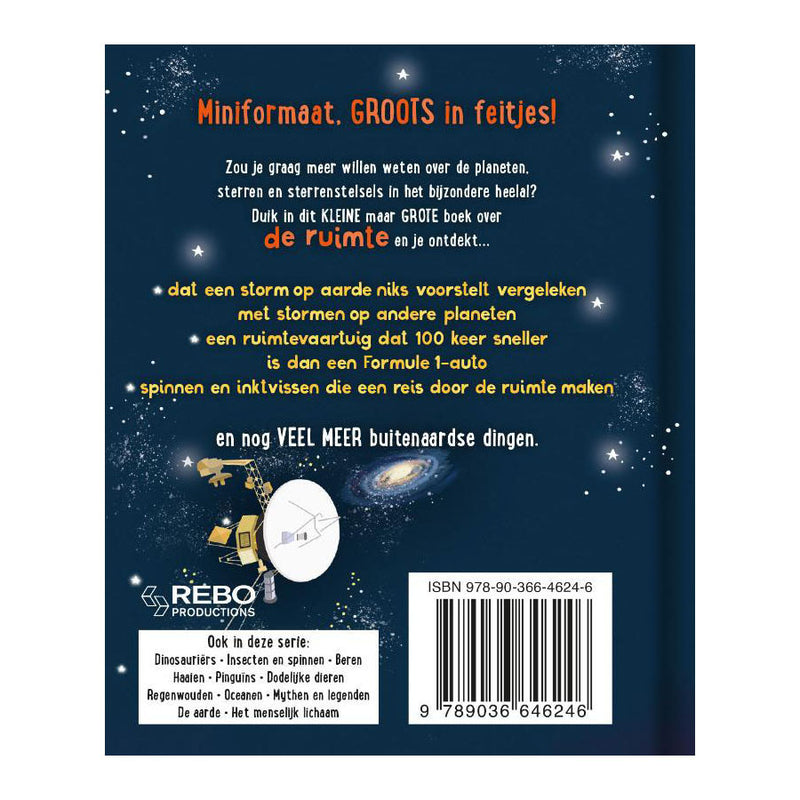Load image into Gallery viewer, Rebo publishers het kleine maar grote boek over? de ruimte
