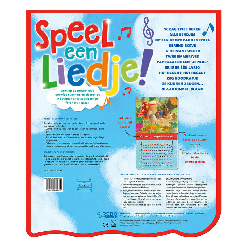 Load image into Gallery viewer, Geluidenboek speel een liedje! pianoboek
