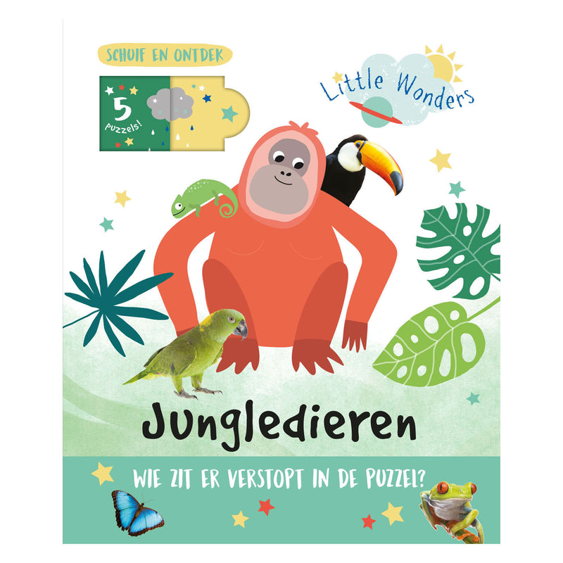 Load image into Gallery viewer, Rebo publishers jungledieren schuif en ontdek
