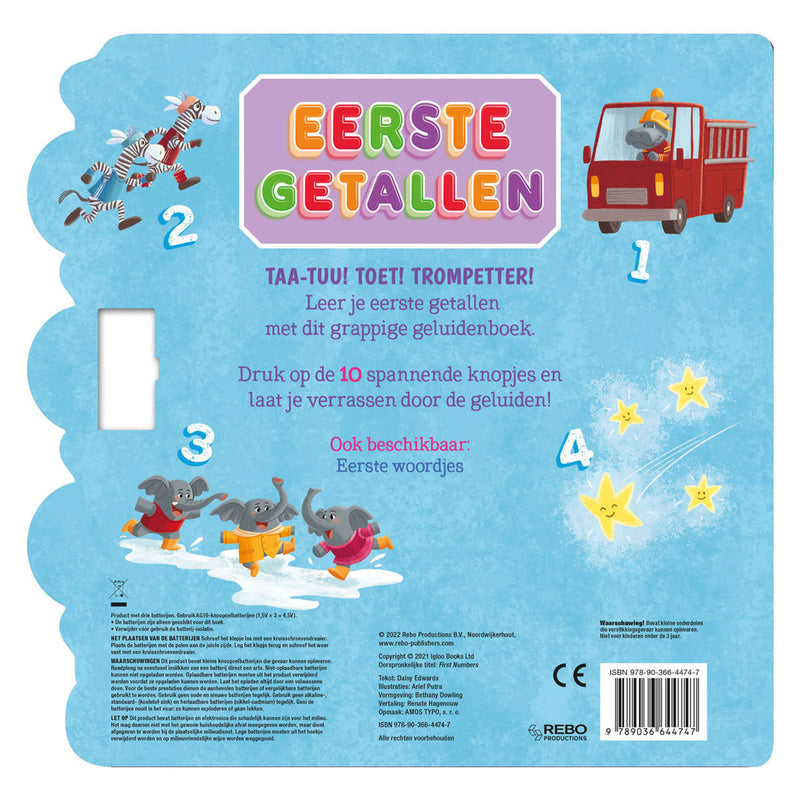 Load image into Gallery viewer, Rebo publishers geluidenboek eerste getallen
