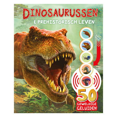 Dinosaurussen prehistorisch leven. gel