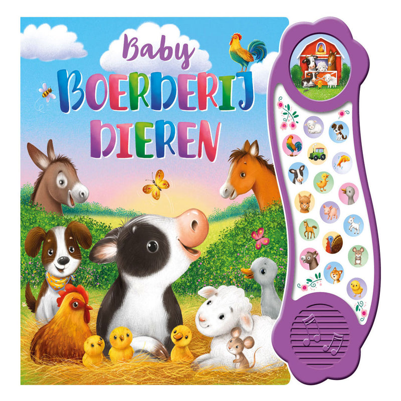Load image into Gallery viewer, Rebo publishers geluidenboek baby boerderijdieren
