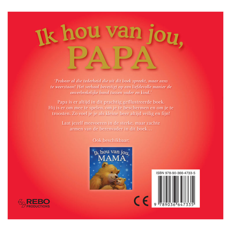 Load image into Gallery viewer, Rebo publishers ik hou van jou, papa - kartonboek
