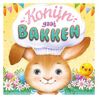 Rebo publishers konijn gaat bakken - 18,4 x 18,4 x 1,6 cm