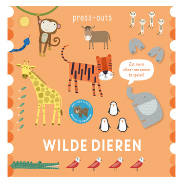 Rebo publishers kartonboek press-outs - wilde dieren