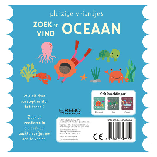 Rebo publishers zoek en vind - oceaan pluizige vriendjes