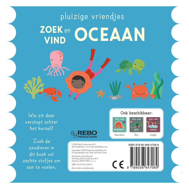 Load image into Gallery viewer, Rebo publishers zoek en vind - oceaan pluizige vriendjes

