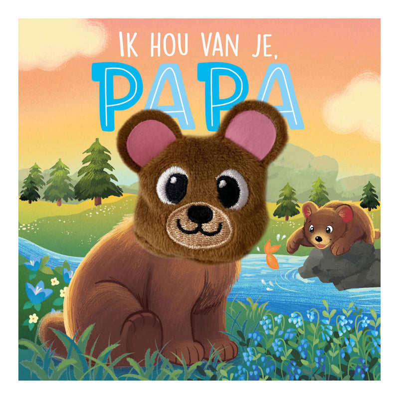 Load image into Gallery viewer, Rebo publishers ik hou van je, papa - vingerpopboek
