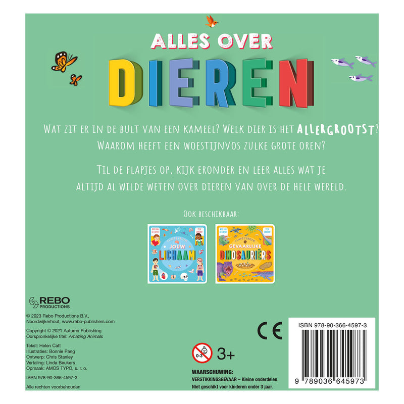 Load image into Gallery viewer, Rebo publishers alles over dieren flapjesboek
