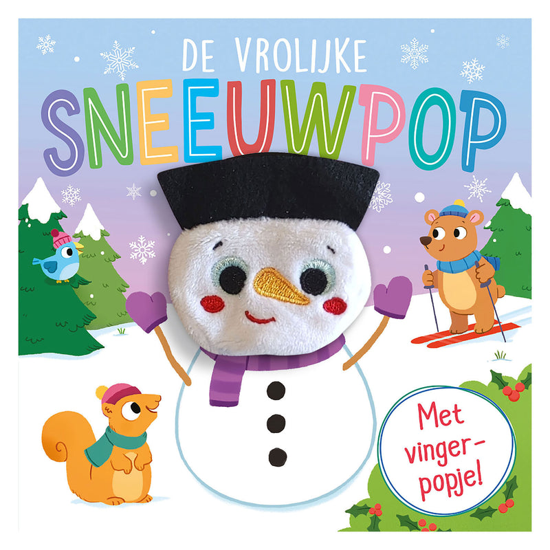 Load image into Gallery viewer, Rebo publishers vrolijke sneeuwpop - vingerpopboek
