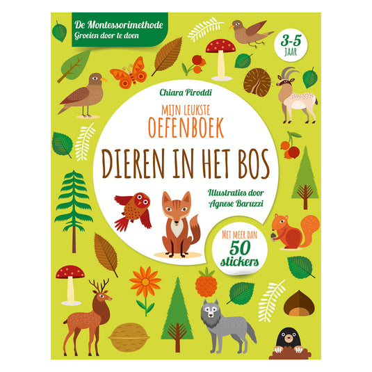 Rebo publishers dieren in het bos - oefenboek