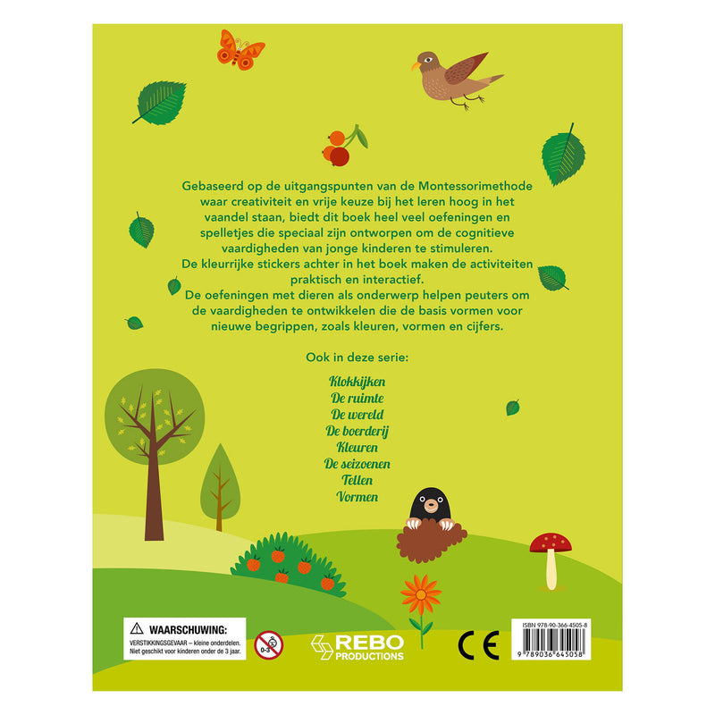 Load image into Gallery viewer, Rebo publishers dieren in het bos - oefenboek
