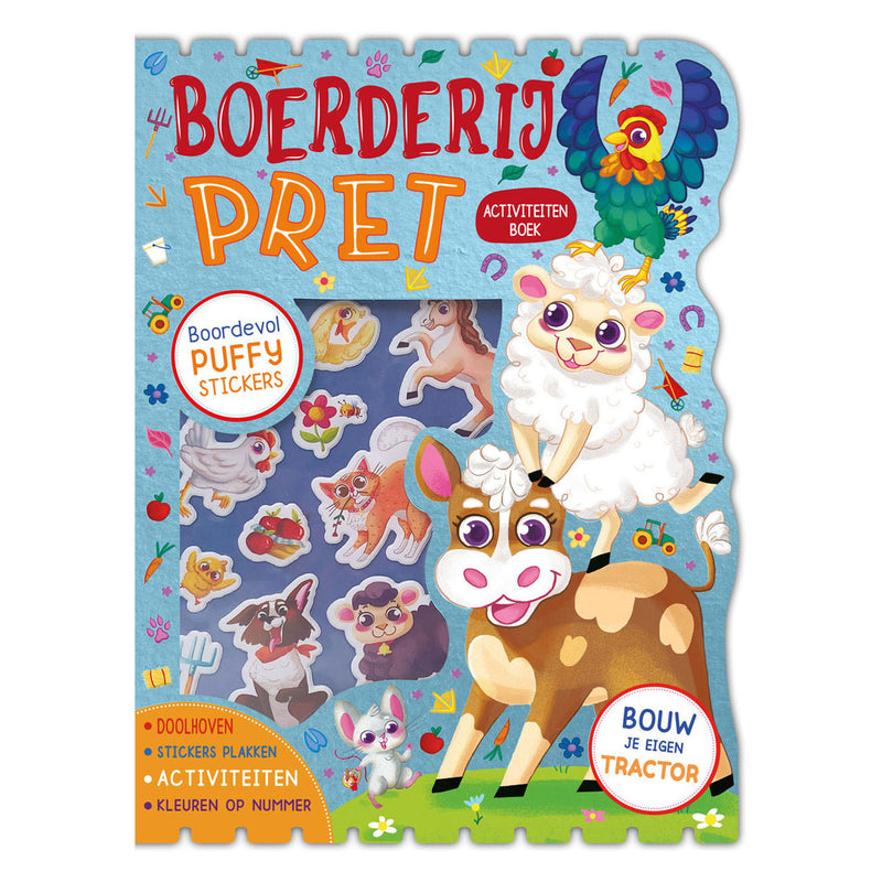 Load image into Gallery viewer, Rebo publishers boerderijpret stickerplezier stickerboek
