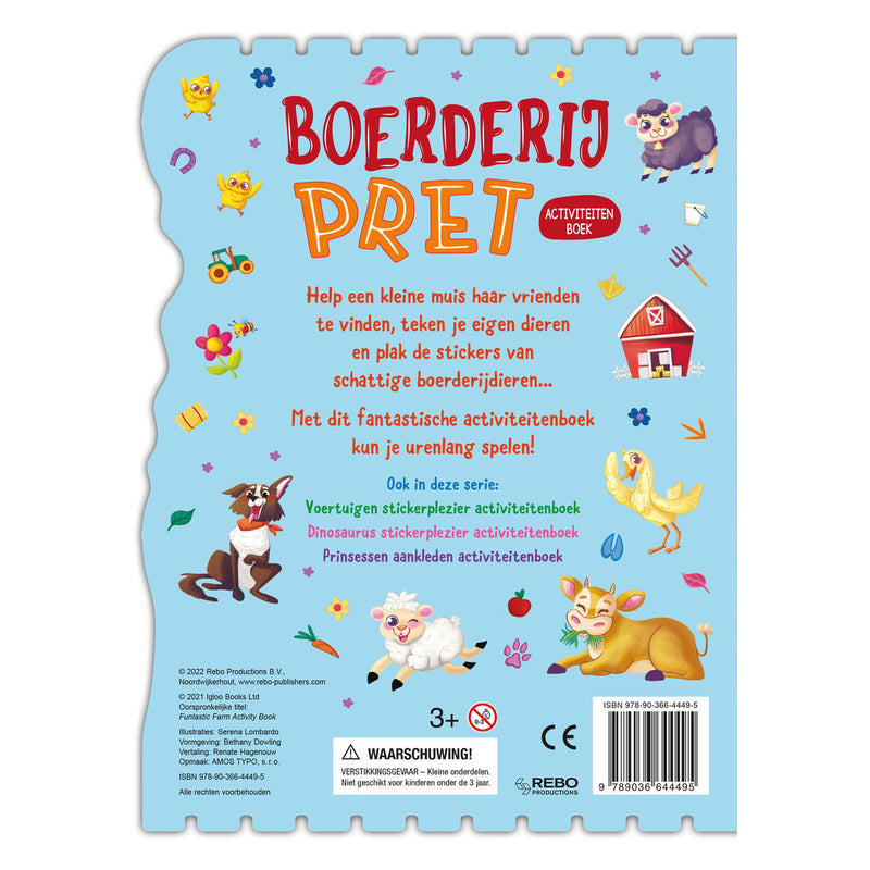 Load image into Gallery viewer, Rebo publishers boerderijpret stickerplezier stickerboek
