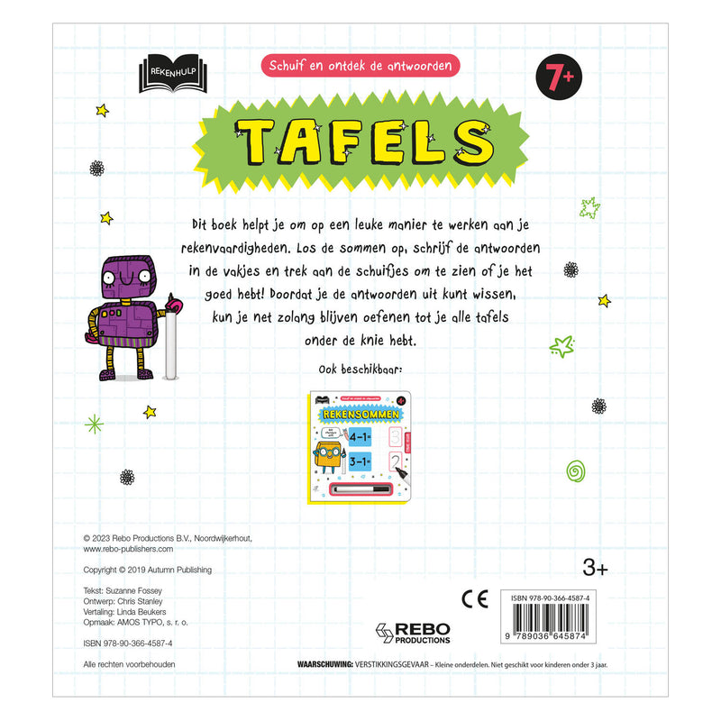 Load image into Gallery viewer, Rebo publishers tafels - rekenhulp
