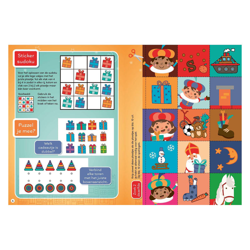 Load image into Gallery viewer, Rebo publishers sinterklaas pietendiplomaboek met stickers
