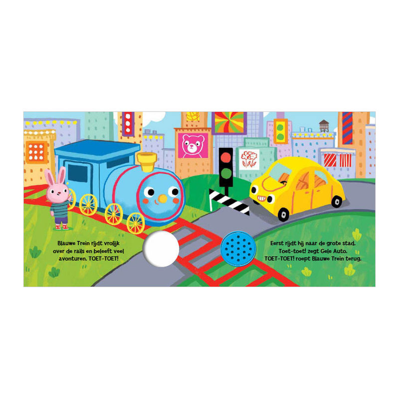 Afbeelding laden in galerijviewer, Rebo publishers blauwe trein - geluidenboek
