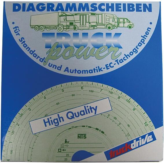 Nts diagramschijven original graf bluco tachograph 125km h pack of 100 pieces