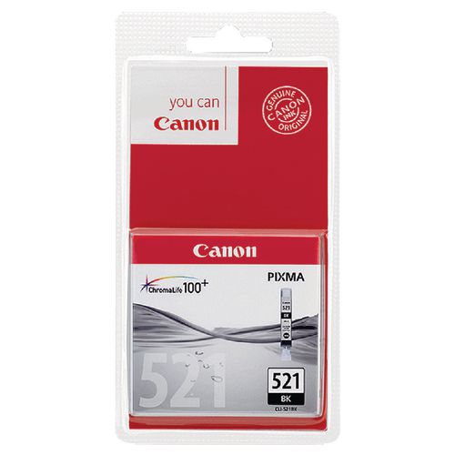 Inktcartridge canon cli-521bk zwart