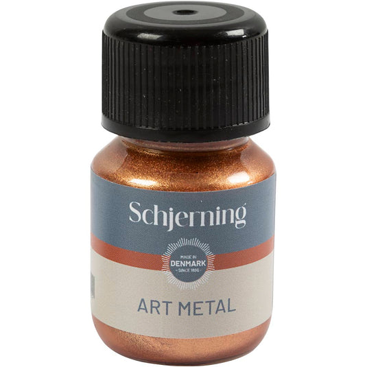 Schjerning hobbyverf metallic, koper(5109), 30 ml 1 fles