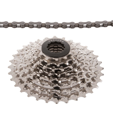Ventura power 8 speed set of chain and cassette