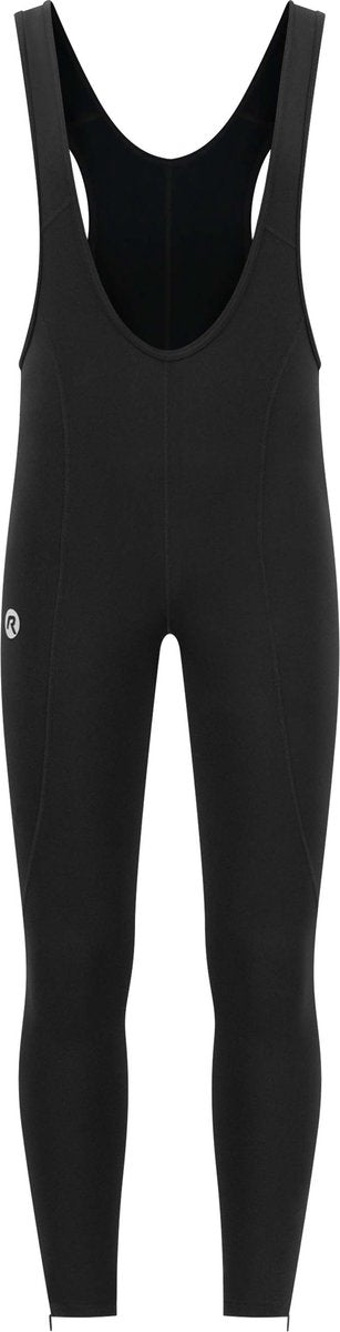 Rogelli core lange fietsbroek heren met bretels - zonder zeem - lange wielrenbroek - zwart - maat xs
