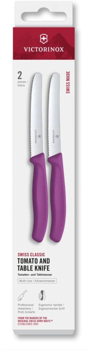 Victorinox tomatenmes 2st paars kartel