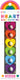 Ooly - heart ring crayons - 6 draagbare krijtjes - gekleurde ring vorm