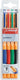 Stabilo pointvisco - rollerball - gel inkt - medium 0,5 mm - etui met 4 kleuren