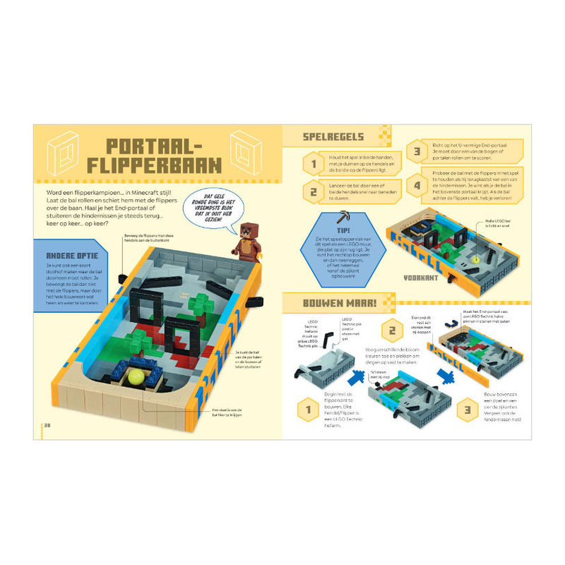 Chargez l'image dans la visionneuse de la galerie, Gottmer uitgevers groep lego minecraft spellenboek 6+
