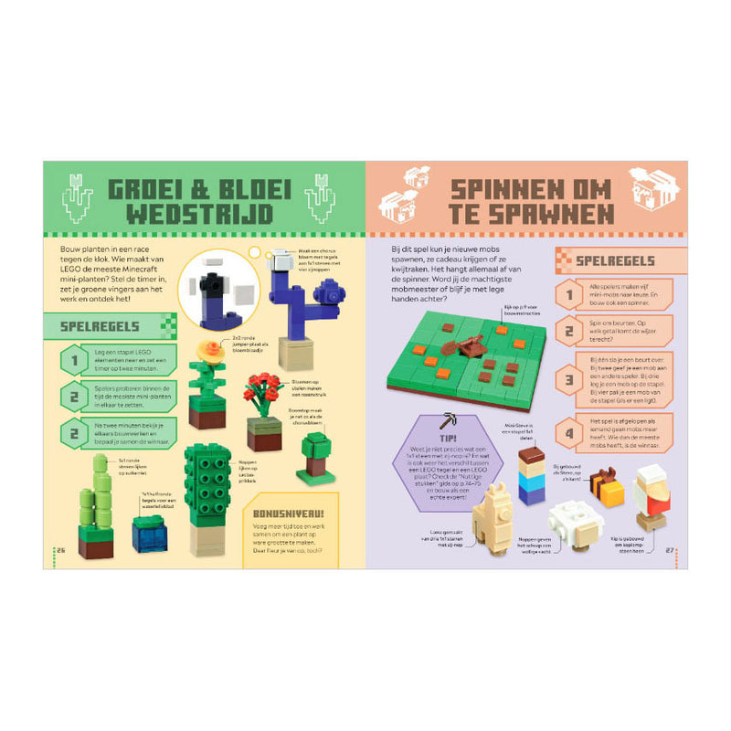 Chargez l'image dans la visionneuse de la galerie, Gottmer uitgevers groep lego minecraft spellenboek 6+

