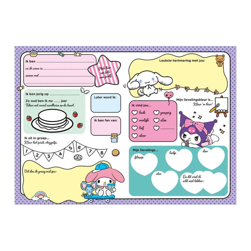 ギャラリービューアに画像をロードする, Hello kitty cinnamoroll vriendjes - vriendenboekje
