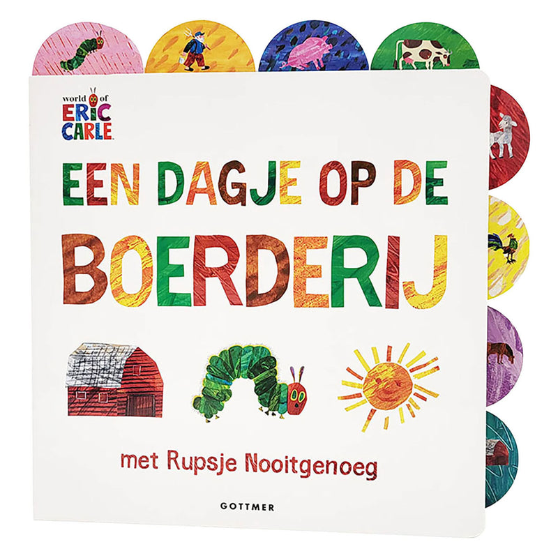 ギャラリービューアに画像をロードする, Gottmer uitgevers groep een dagje op de boerderij met rupsje nooitgenoeg - kartonboekje
