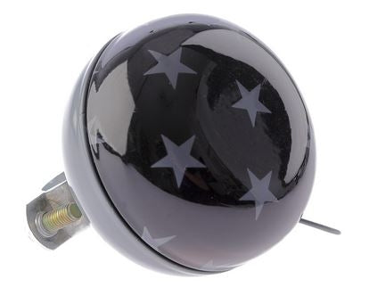 Load image into Gallery viewer, Nv ding dong bel 60mm stars zwart met sterren kaart
