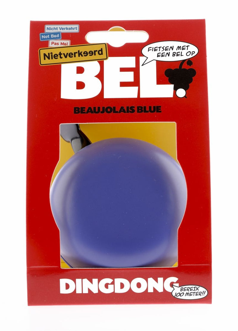 Load image into Gallery viewer, Nietverkeerd bel 80mm Ding Dong beaujolais blue
