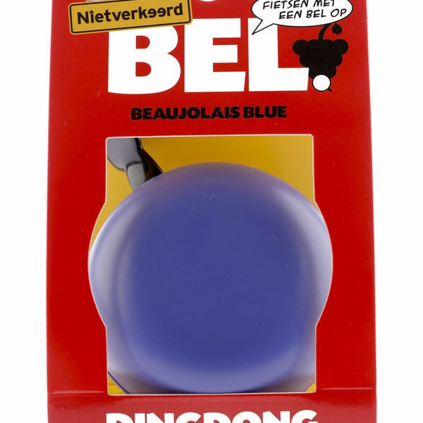 Nietverkeerd bel 80mm Ding Dong beaujolais blue