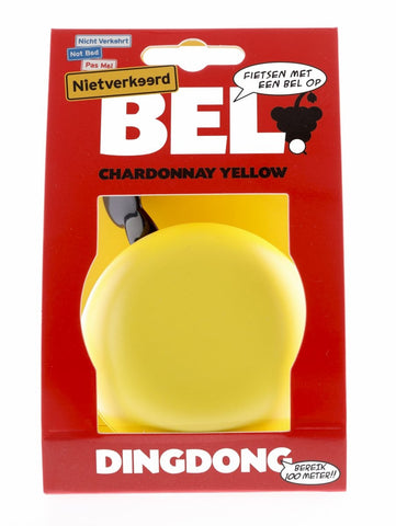 Nietverkeerd bel 80mm Ding Dong chardonney yellow