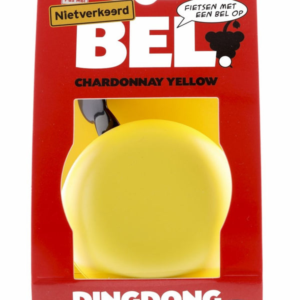 Nietverkeerd bel 80mm Ding Dong chardonney yellow