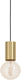Eglo pozueta 1 hanglamp - e27 - ø 6,5 cm - goud - staal
