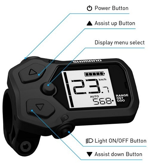 Load image into Gallery viewer, Shimano Steps display sc-en500 elektrische e-tube system
