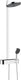 Hansgrohe pulsify s showerpipe 2jet ecosmart met showettablet select 400 chroom