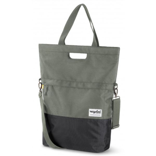 Load image into Gallery viewer, Urban Proof shopper tas 20L gerecycled groen grijs
