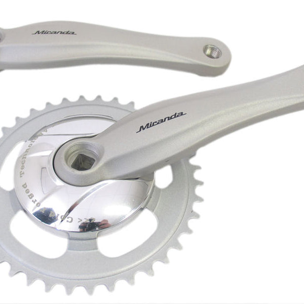 Miranda crankset alfa 1 38 tands alu nexus 91 mm disk ( gazelle ) zilv