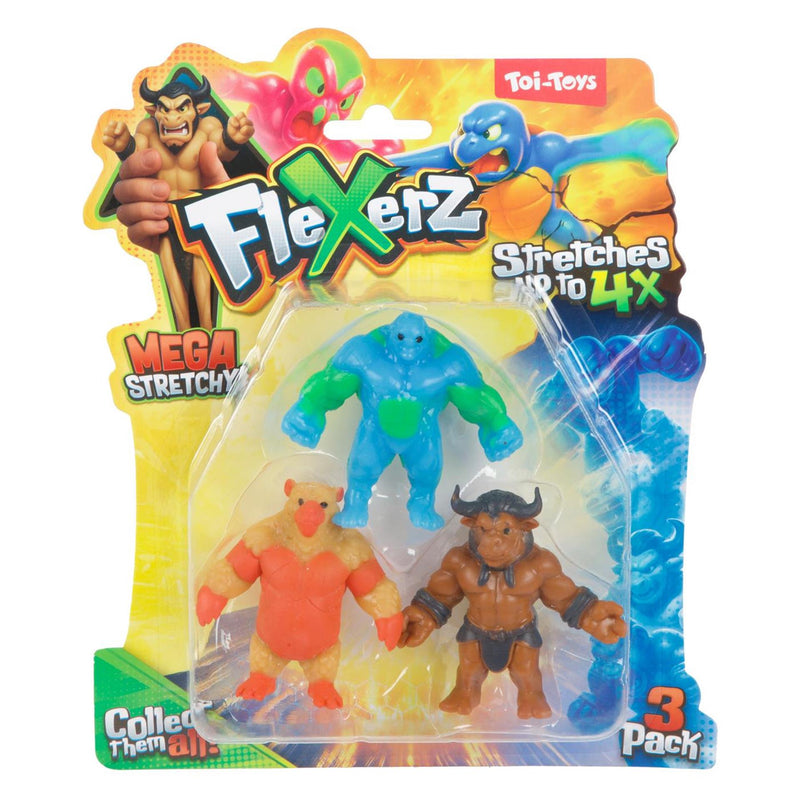 Laden Sie das Bild in Galerie -Viewer, Toi-toys fun anti stressfiguur -flexerz-3st 6cm rekbaar 2ass
