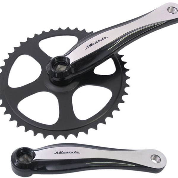 Miranda Crankset beta1 plus 44 tands 3 32 blad staal crank alu zwart