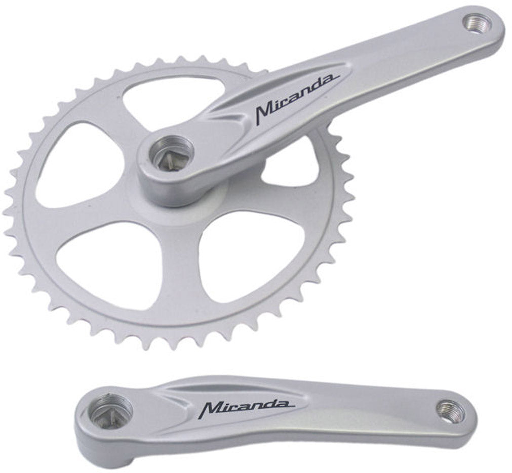 Miranda Crankset alu zilver 44 tands 3 32 + 1 8 bulk