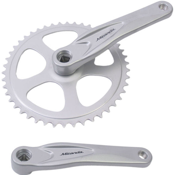 Miranda crankset alu zilver 46 tands 3 32 + 1 8 bulk