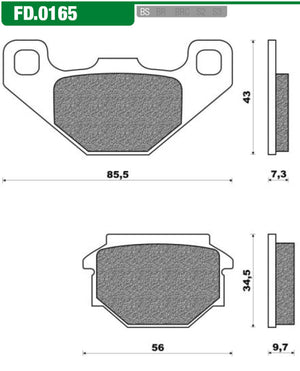 Newfren Rembokset FD0165 SV, Sport